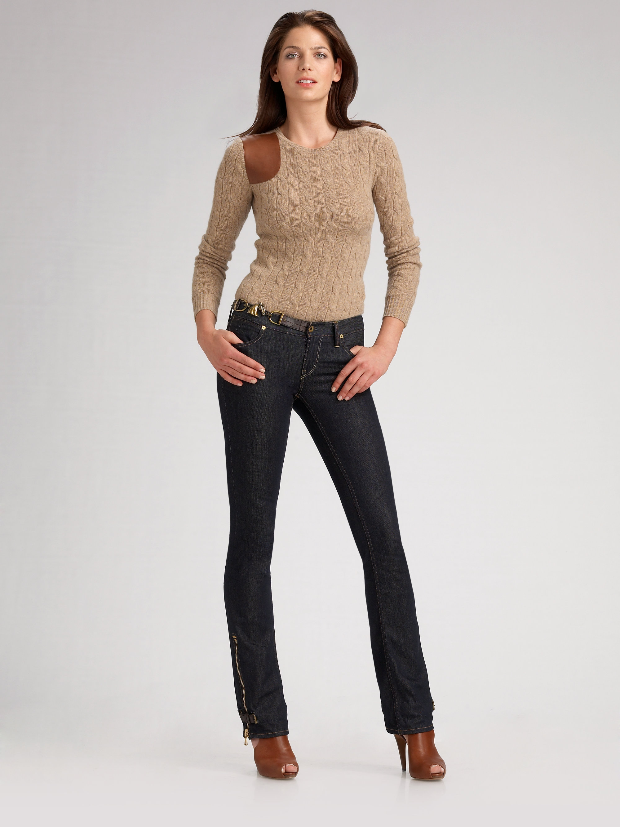 Ralph lauren blue label Brookville Bootcut Jeans in Blue Lyst