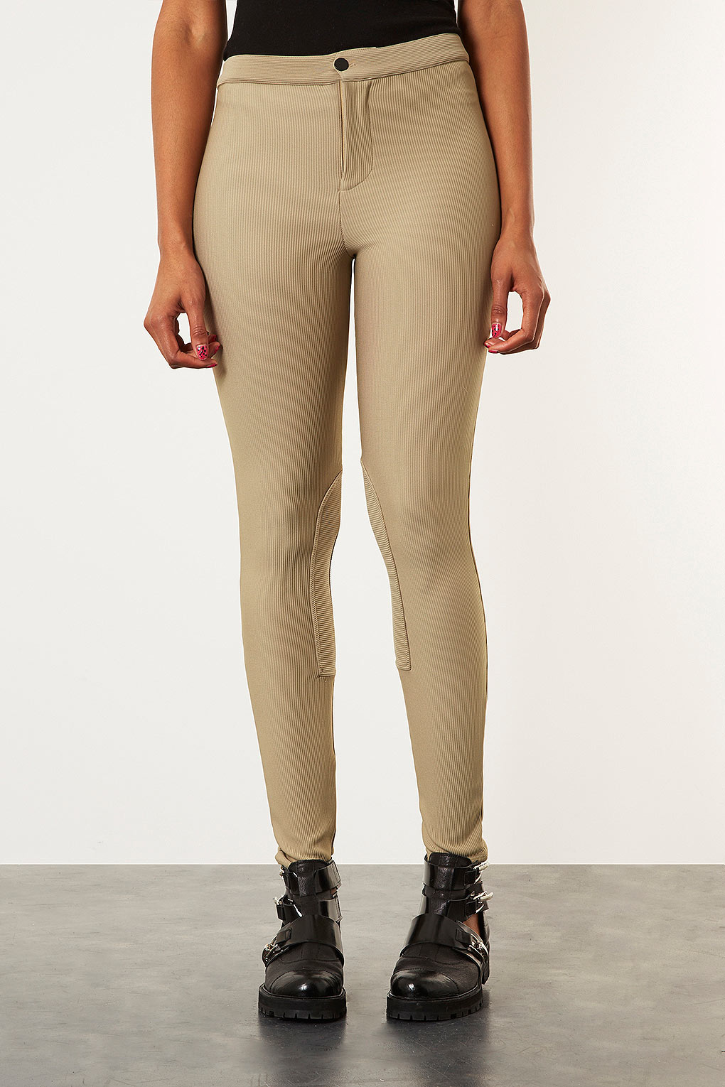 topshop ribbed skinny joggers