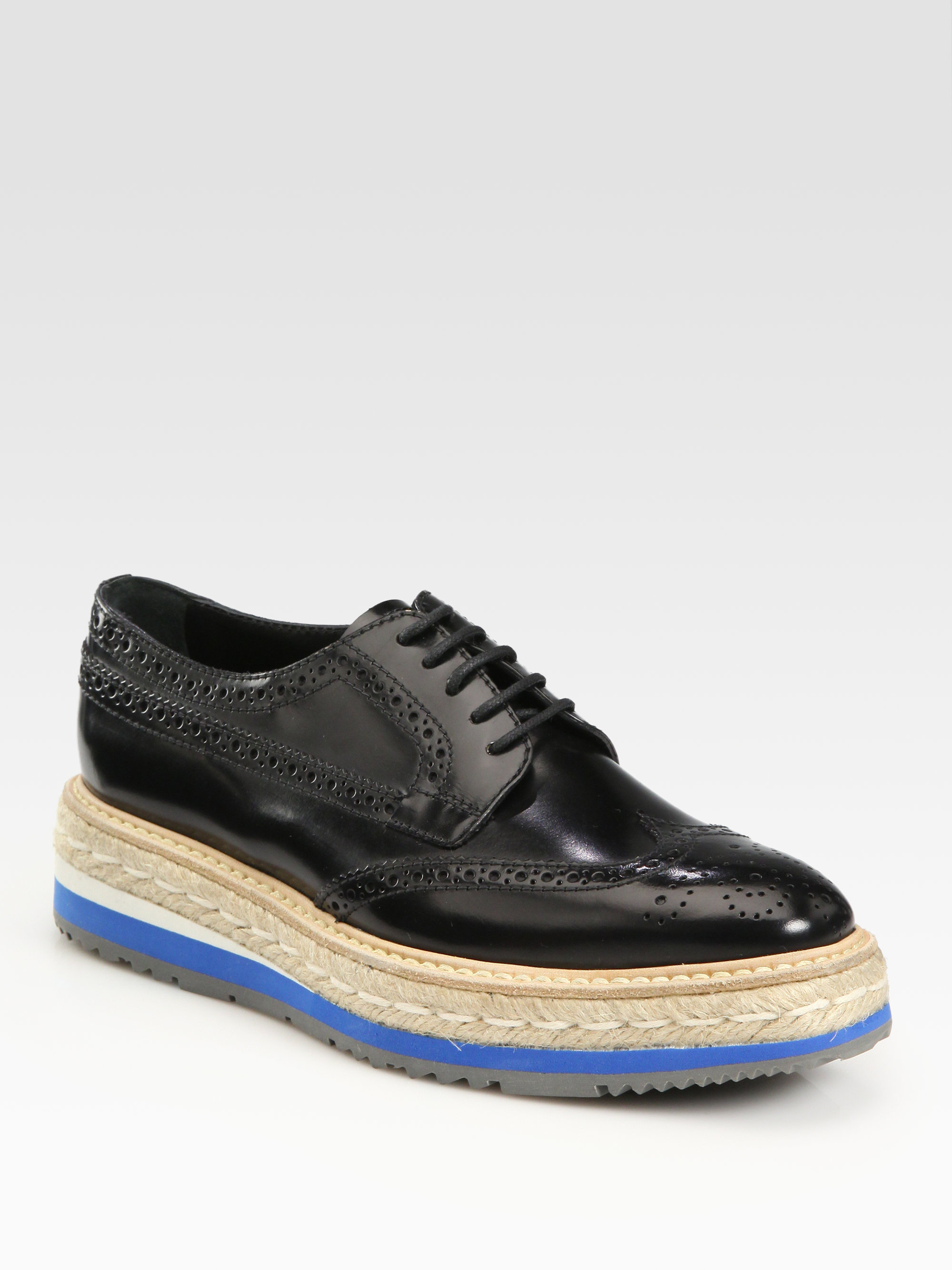 women's platform wingtips