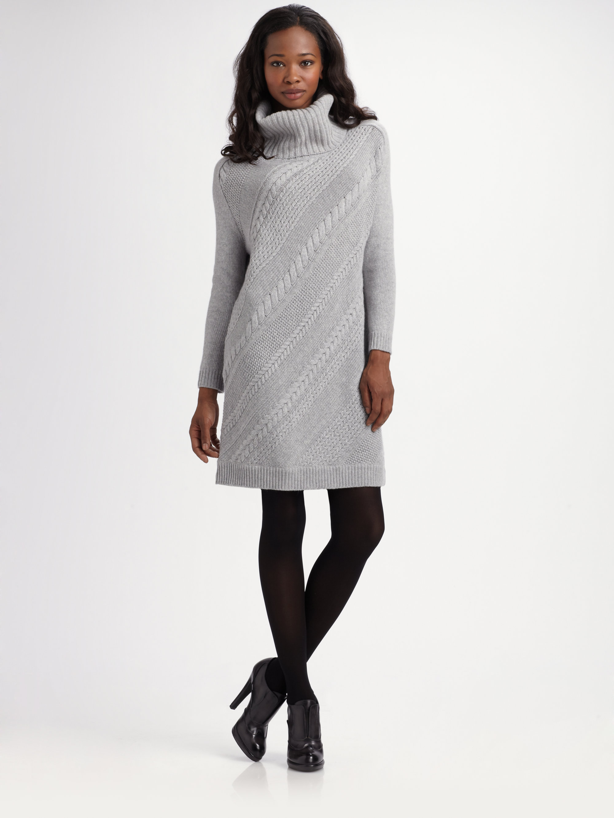 gray dress sweater