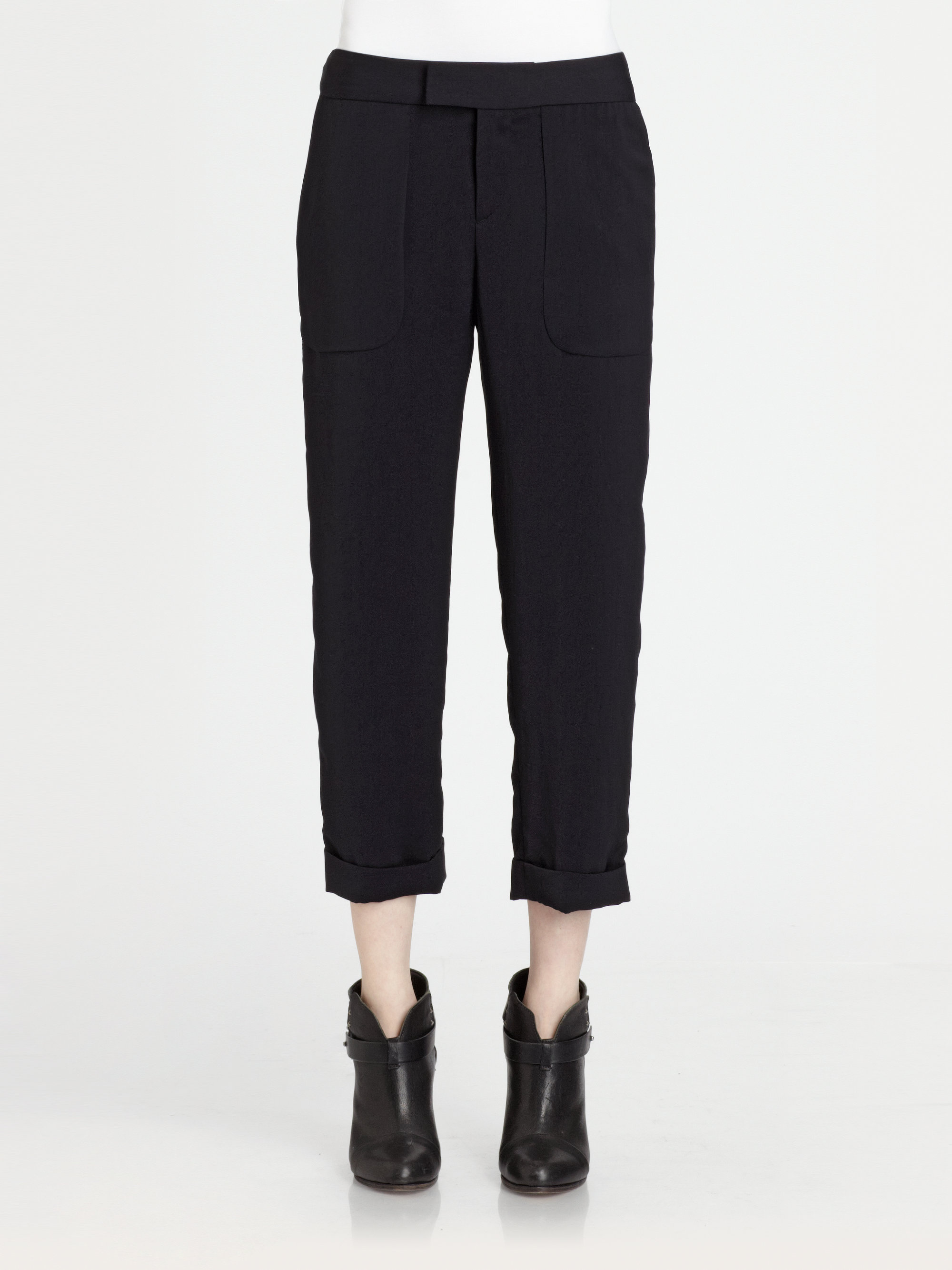 rag and bone black pants