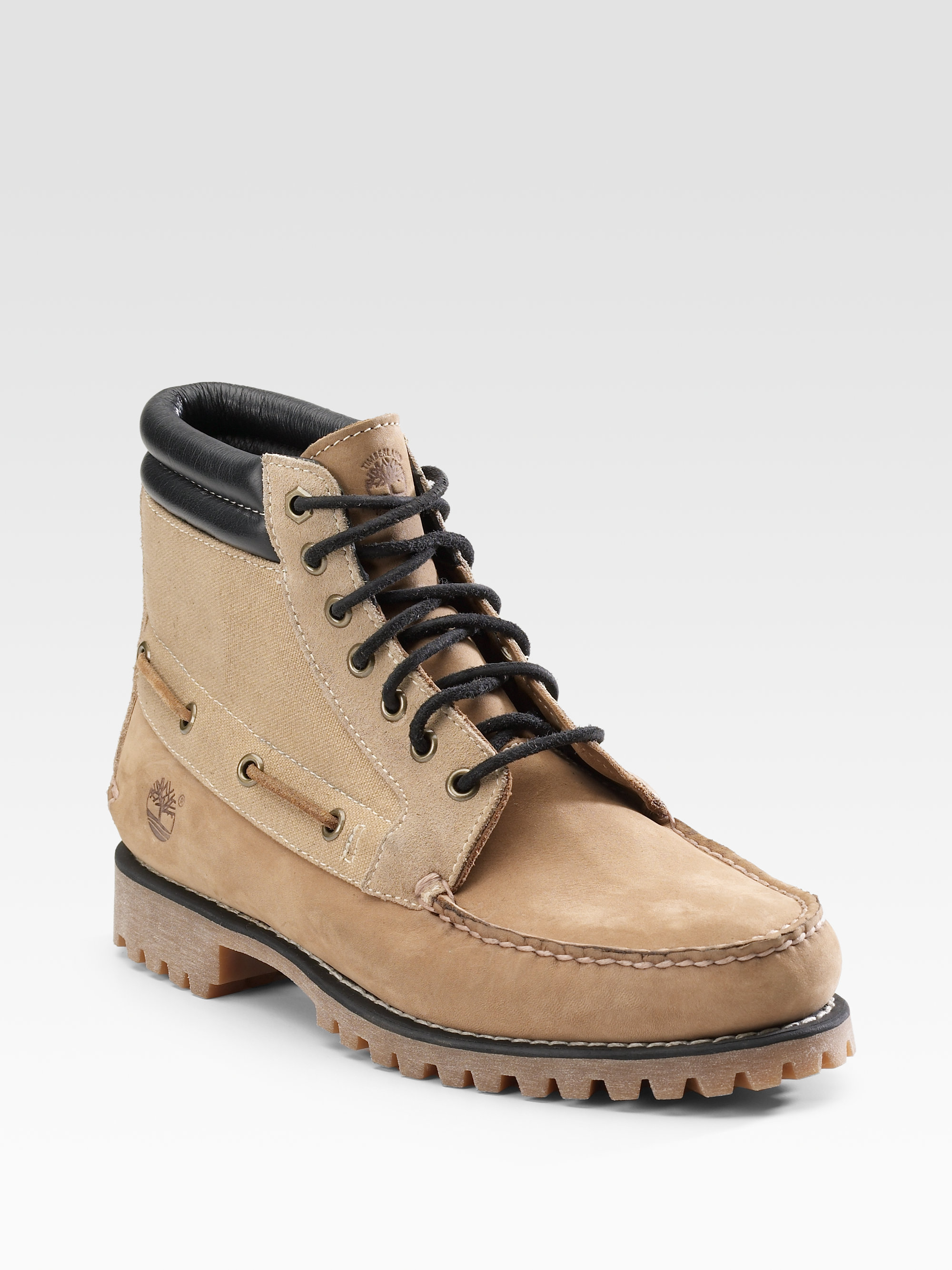 timberland canvas trainers