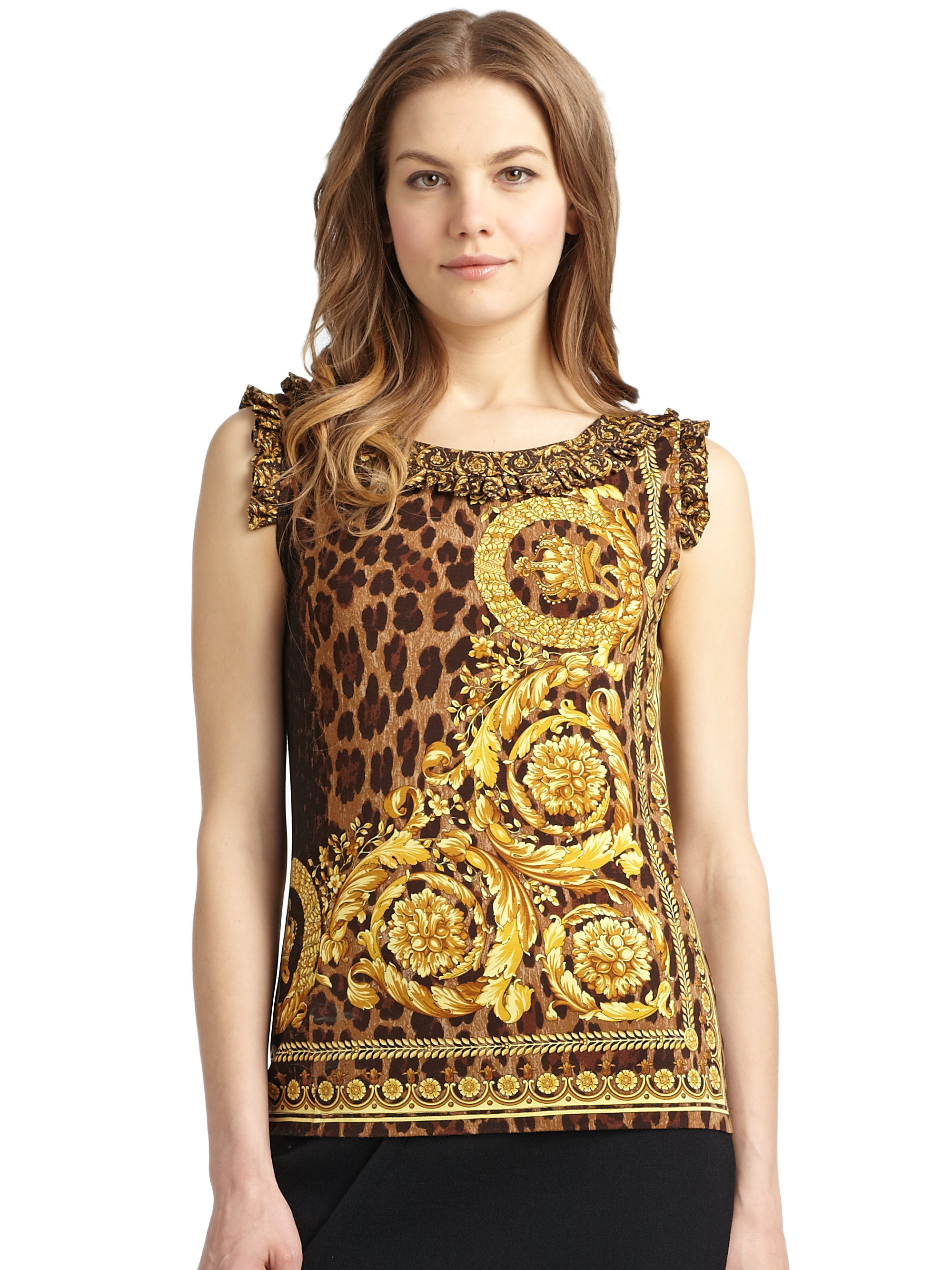 versace women's tank tops