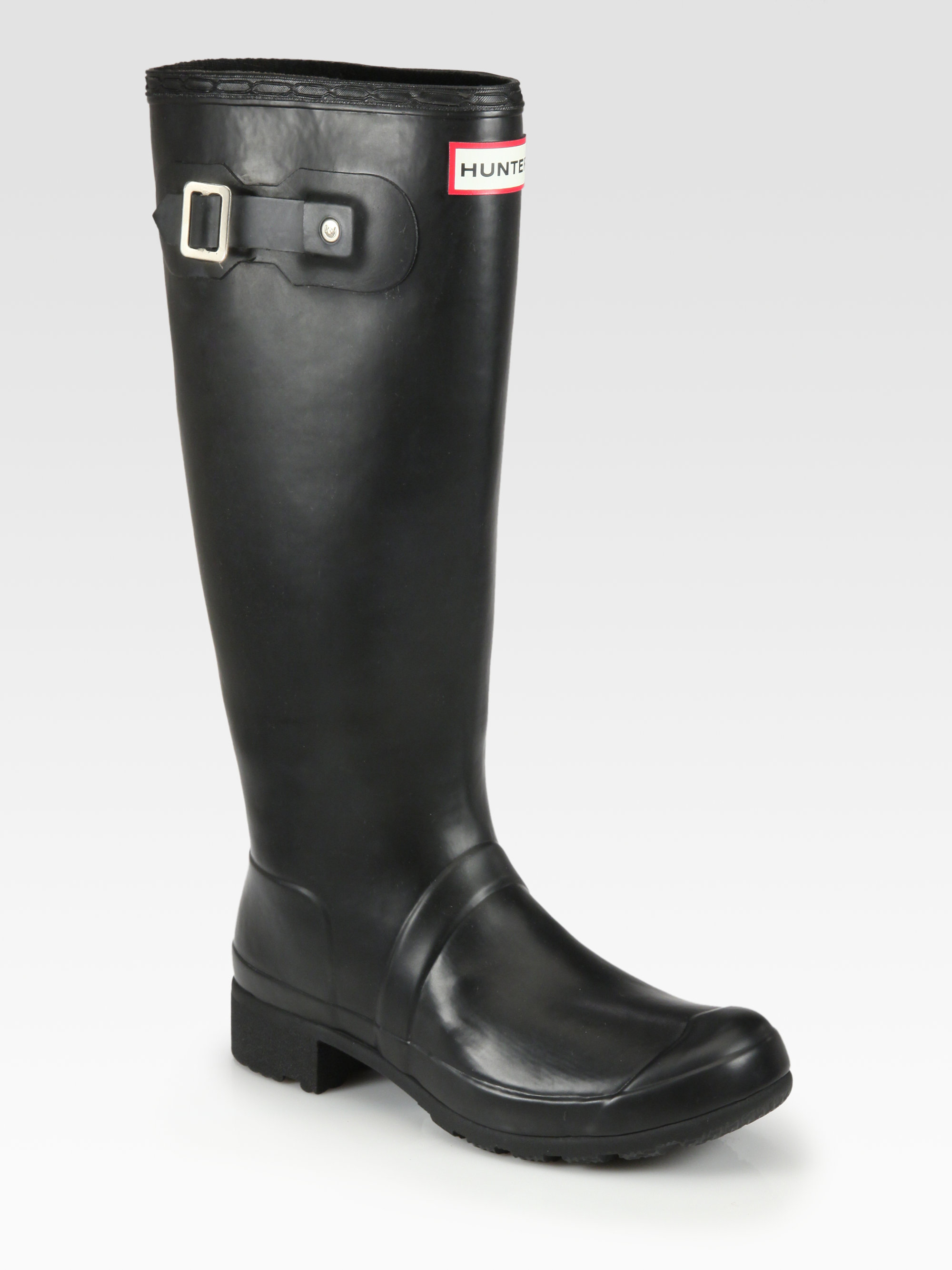 Lyst - Hunter Original Tour Packable Rain Boots in Black