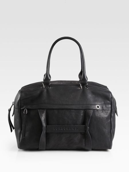 Longchamp 3d Satchel in Black | Lyst