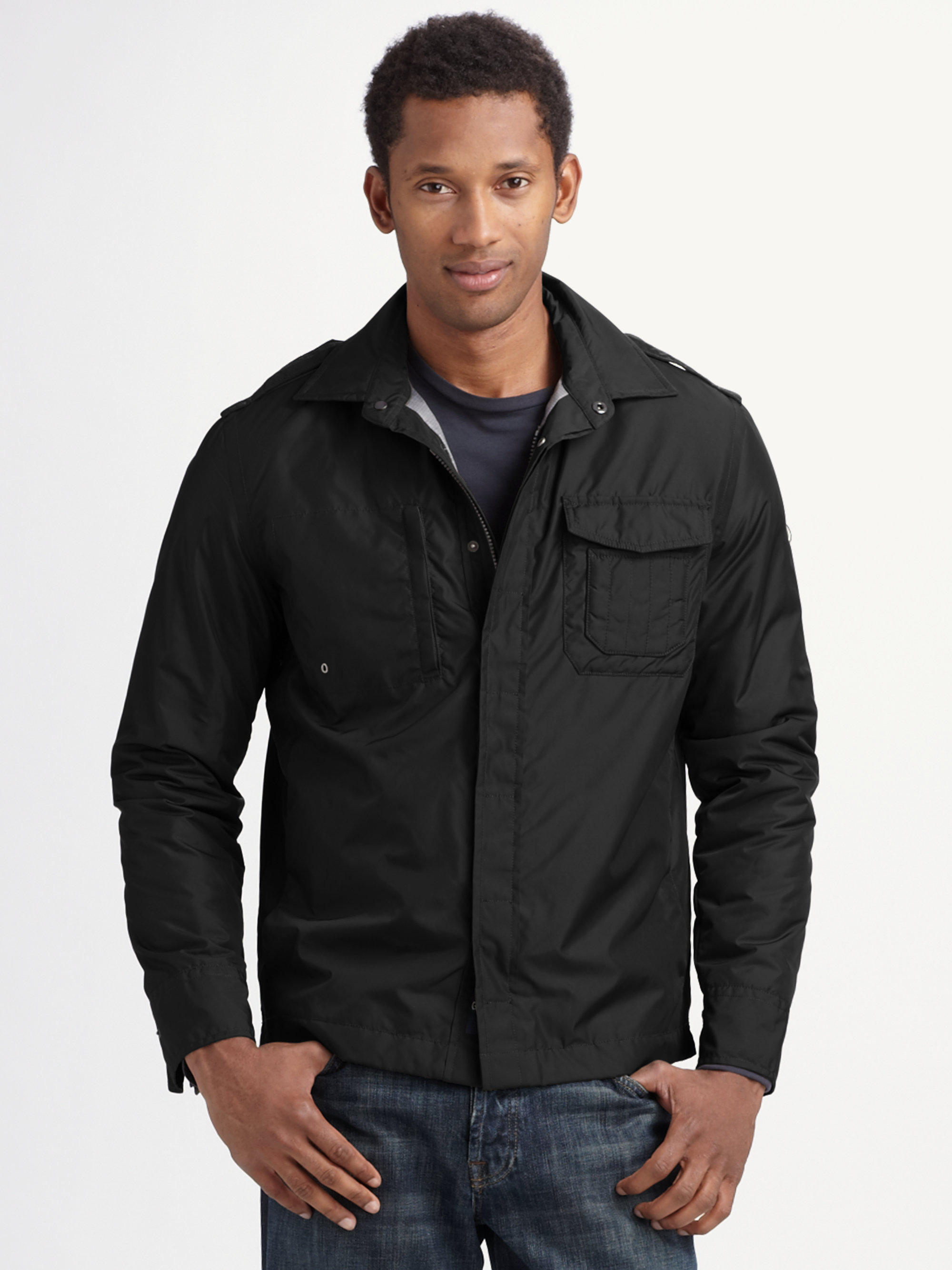 Victorinox Performance Shirt Jacket in Black for Men | Lyst