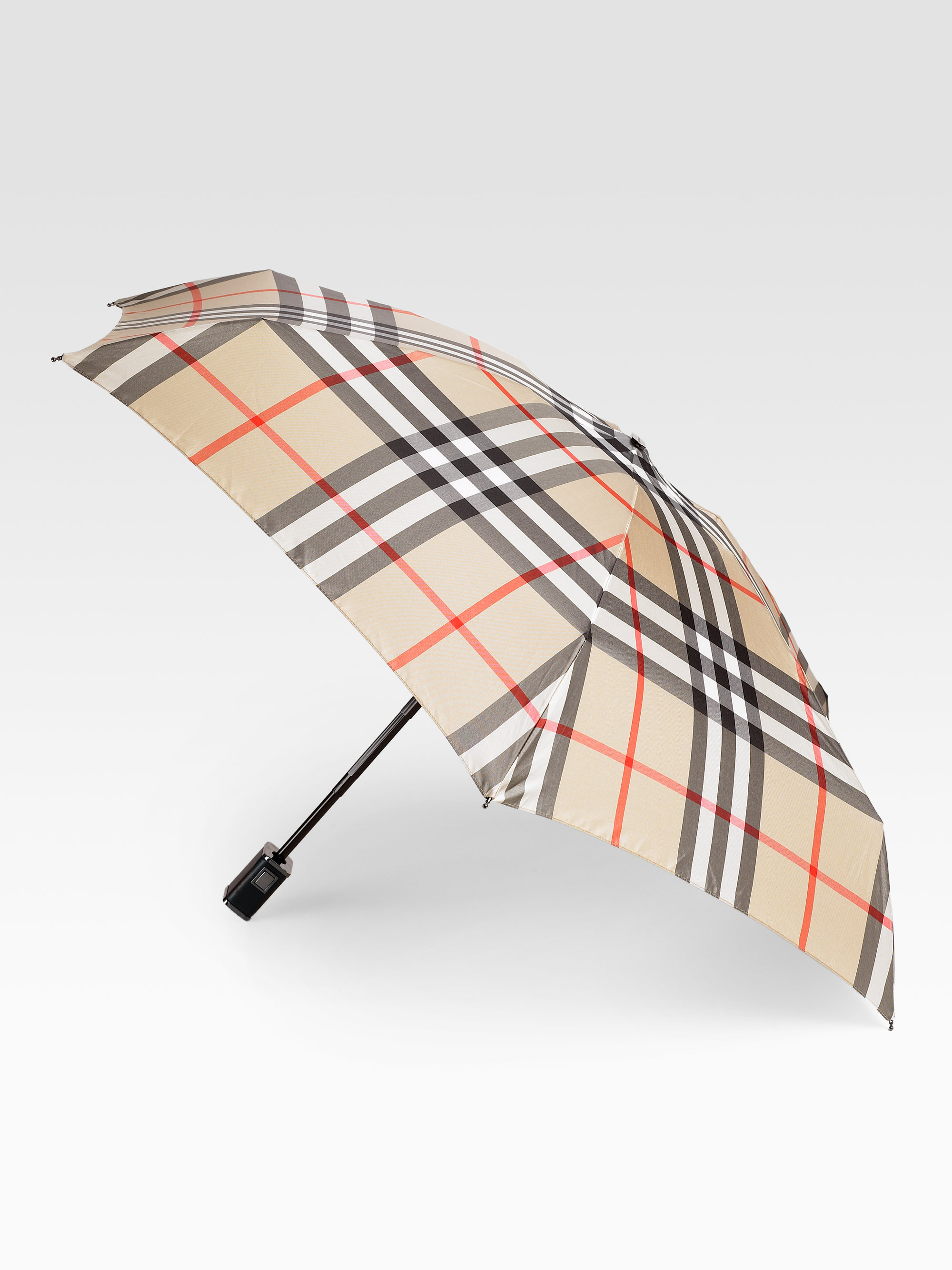 Burberry Automatic Check Umbrella Lyst