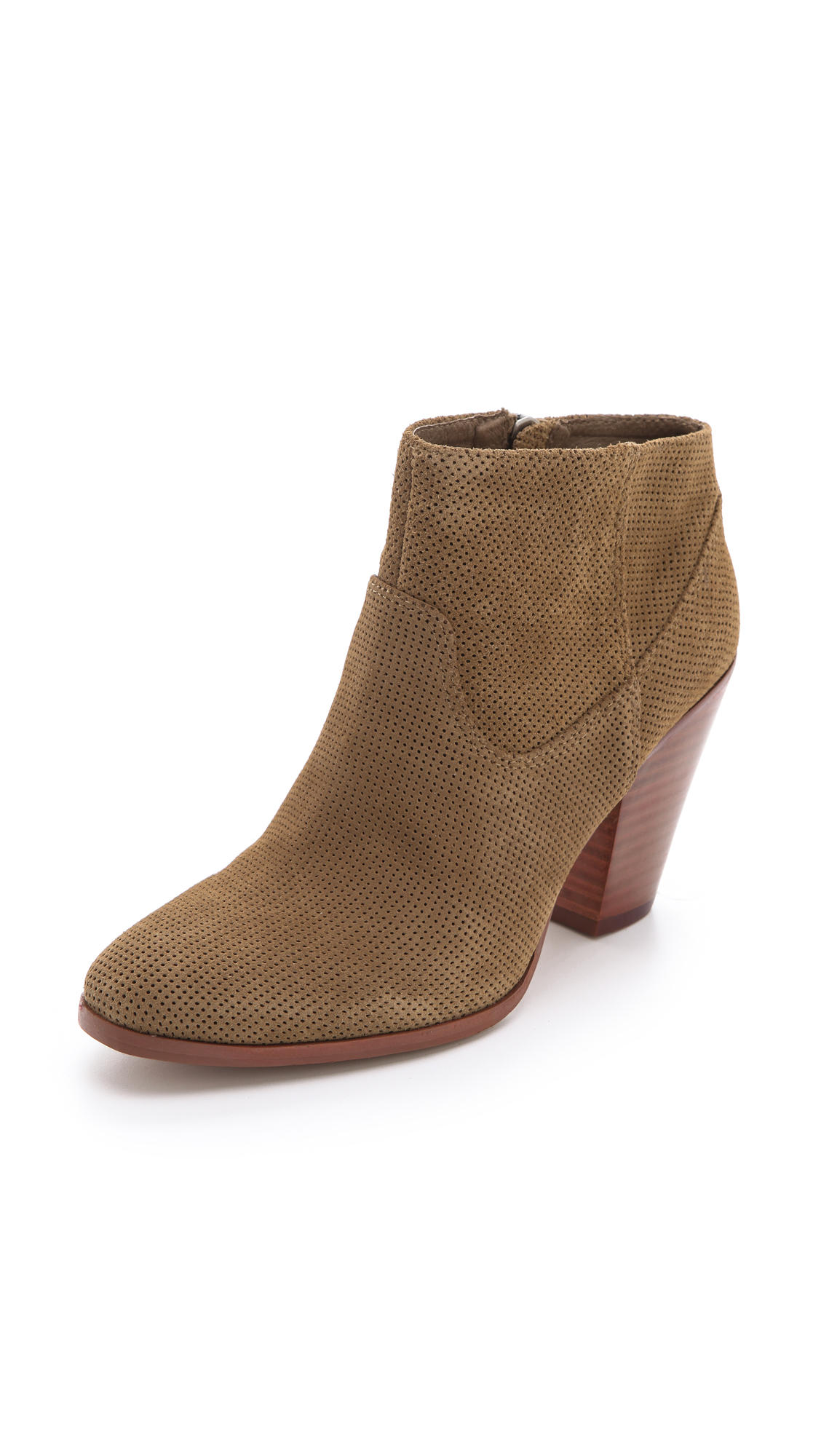 bootie chunky heel
