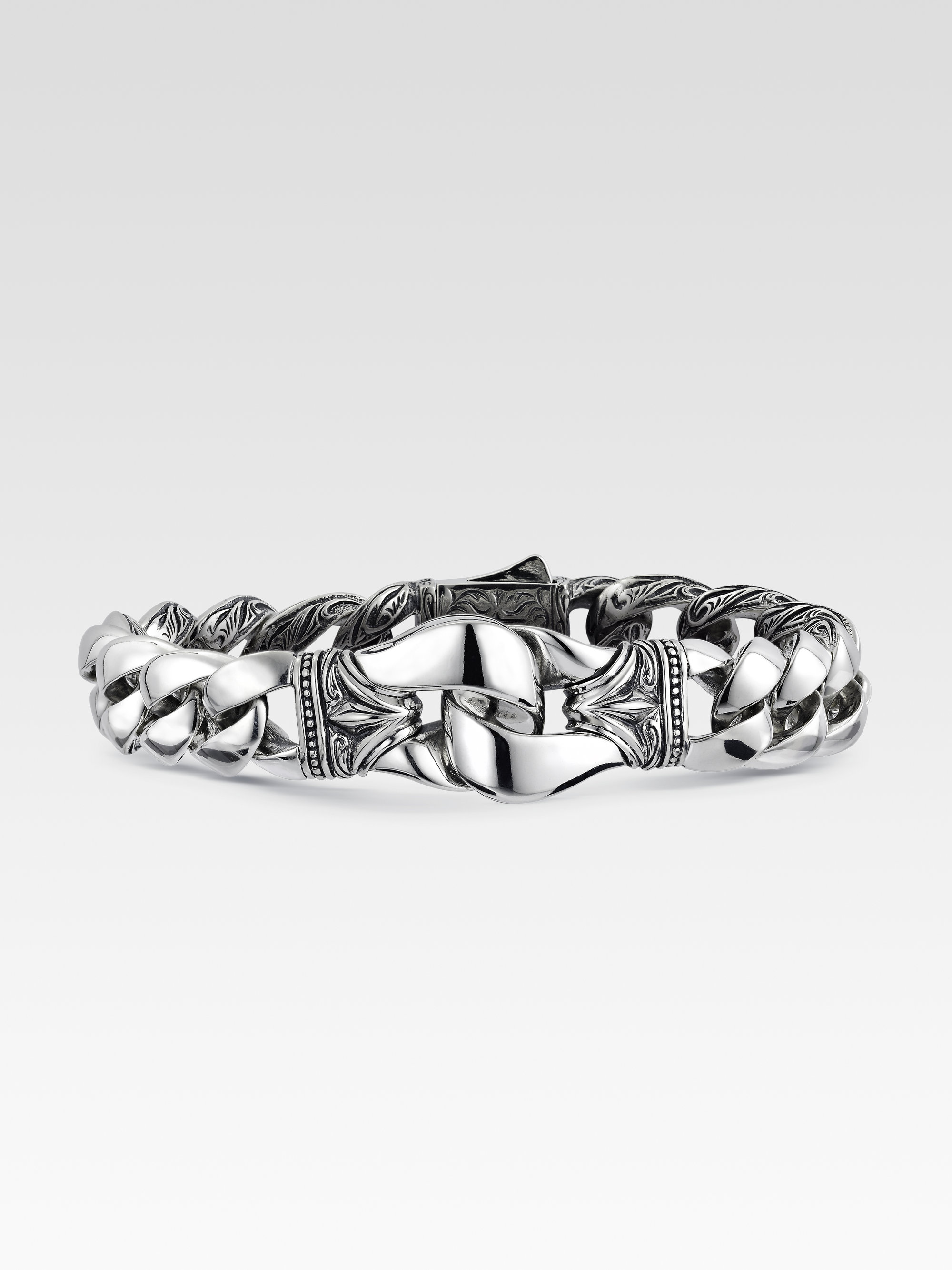 Lyst Scott Kay Silver Guardian Bracelet In Metallic Gallery