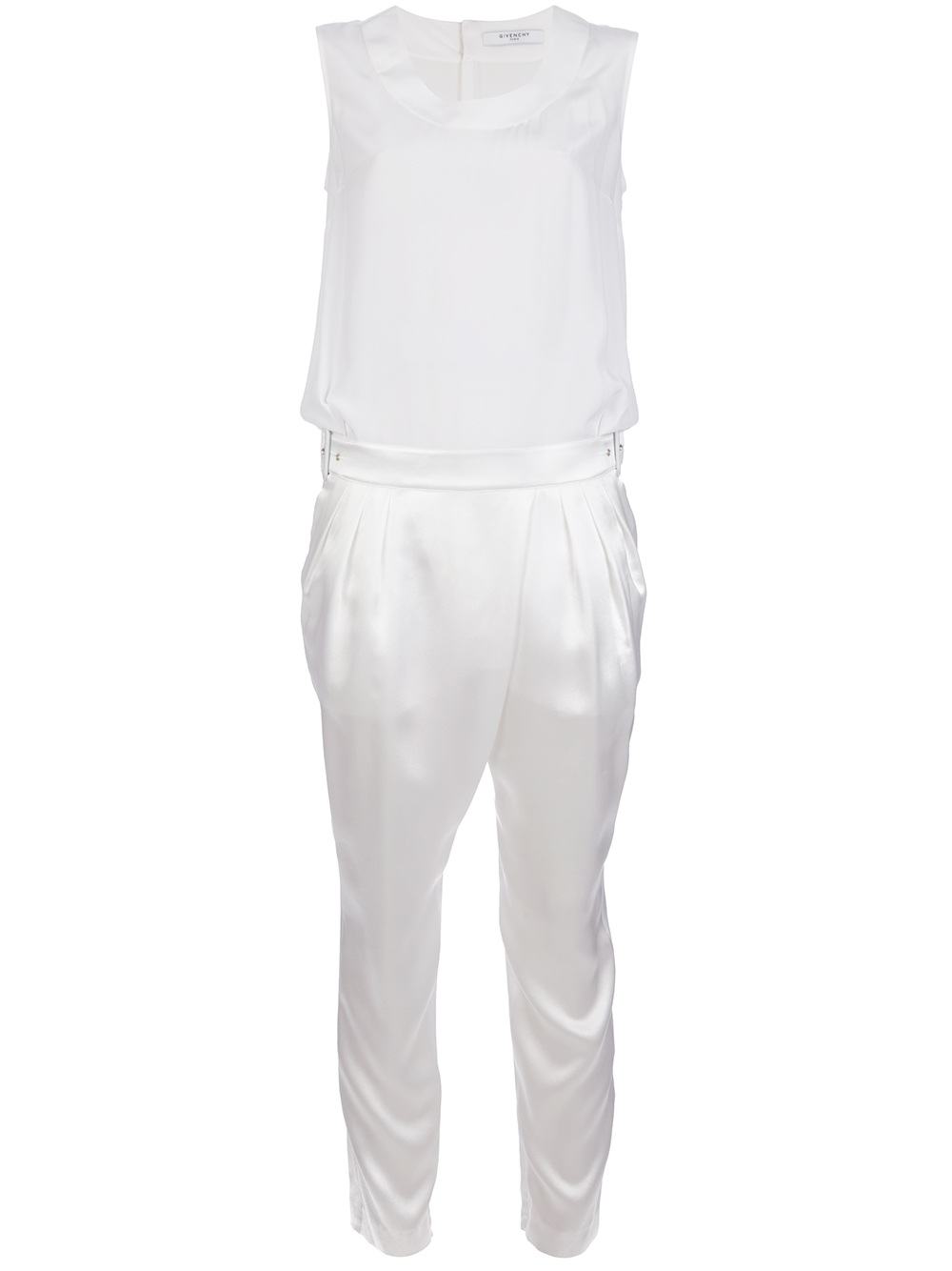 Givenchy Tailored Jumpsuit in White Lyst