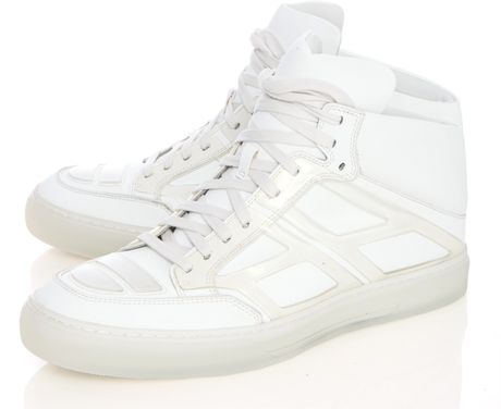Alejandro Ingelmo High Top Tennis Shoes in White for Men | Lyst
