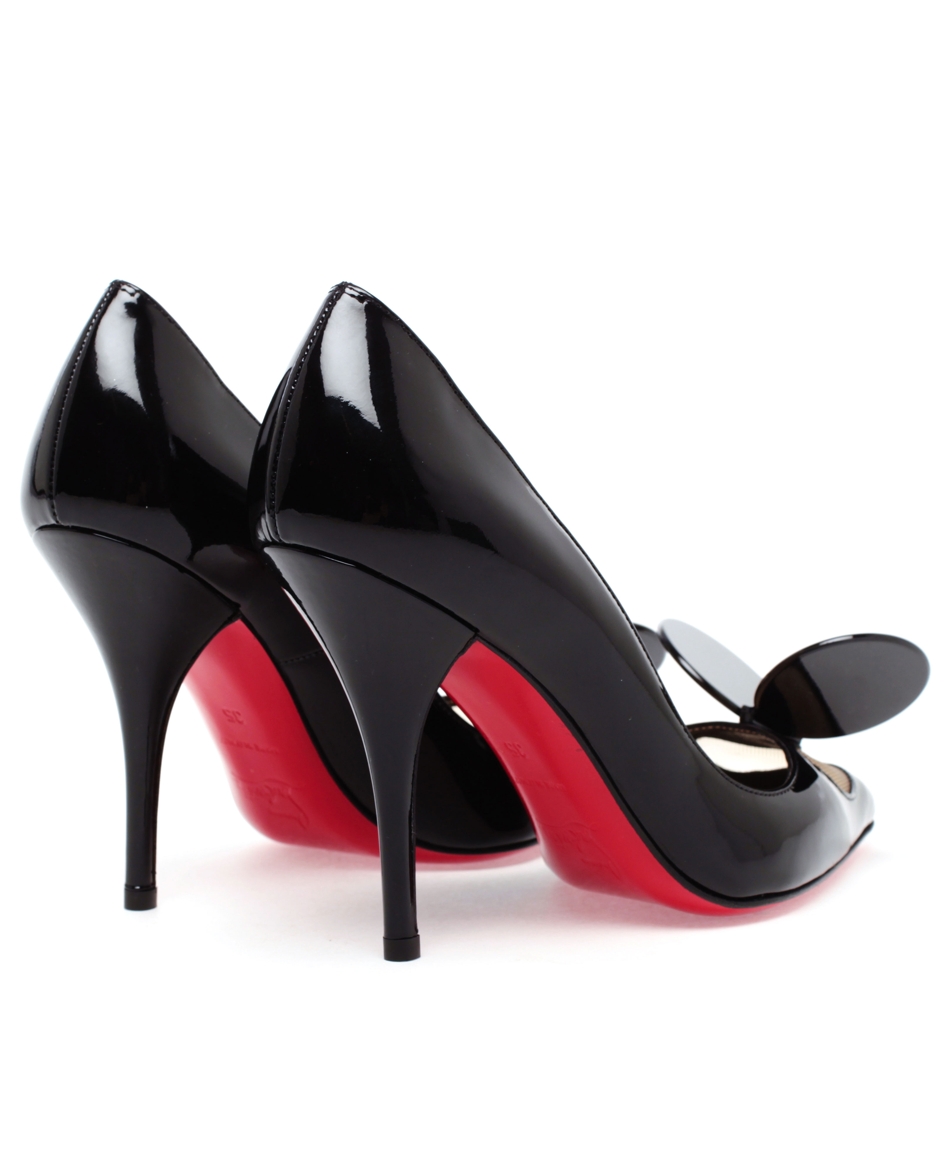 Christian louboutin madame discount mouse patent leather pumps