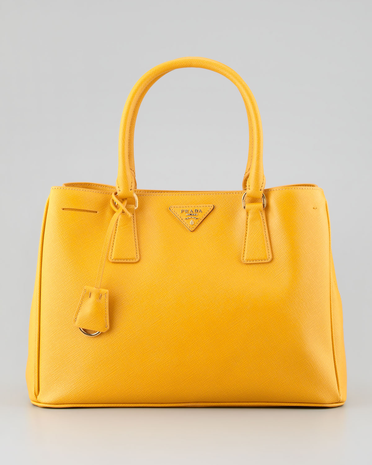 Prada Saffiano Lady Tote Bag Bright Yellow - Lyst