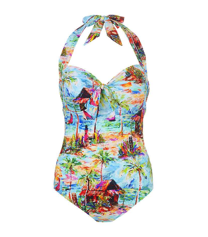 Seafolly South Pacific Swimsuit in Blue | Lyst