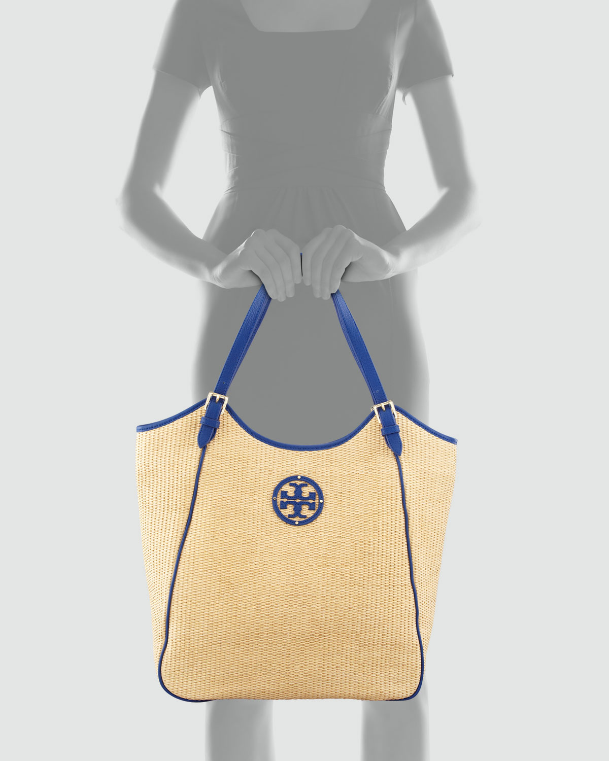 Lyst - Tory Burch Large Slouchy Straw Tote Bag in Natural