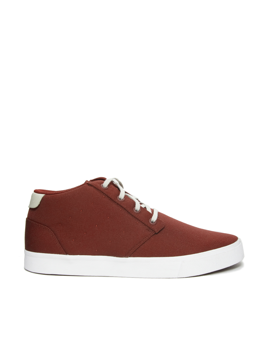 Adidas Originals Chukka Boots in Red for Men | Lyst