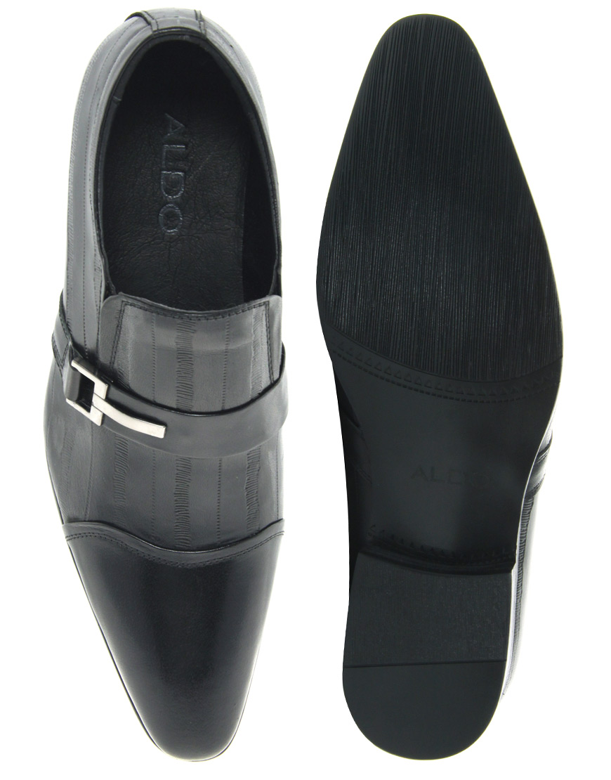 Lyst Aldo Osumi Buckle Shoes in Black for Men
