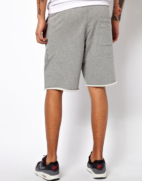 Nike Sweat Shorts with Retro Logo in Gray for Men (063dkgreyheather) | Lyst