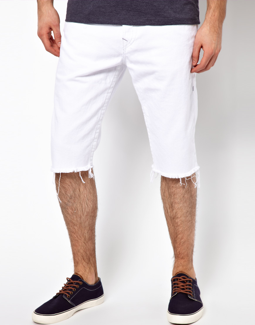2019 year looks- Denim white shorts men 2019 year looks- Denim white shorts men