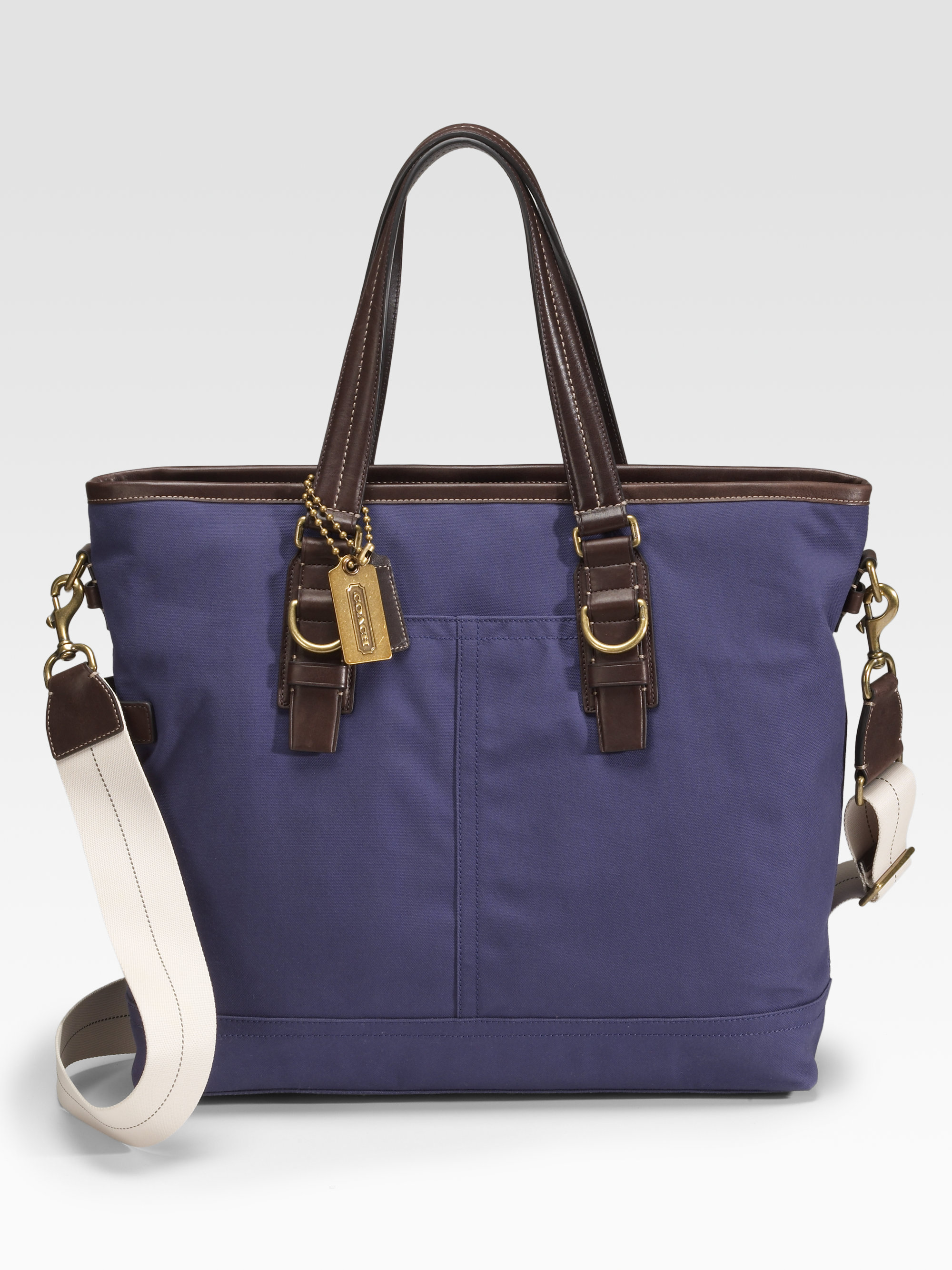Coach Hamptons Canvas Tote in Blue for Men Lyst