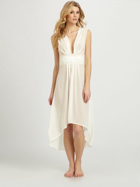 La Perla Honeymoon Night Dress in Beige (natural) | Lyst