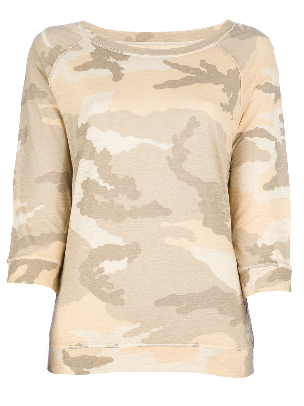 Majestic Camouflage Print Tshirt in Beige | Lyst