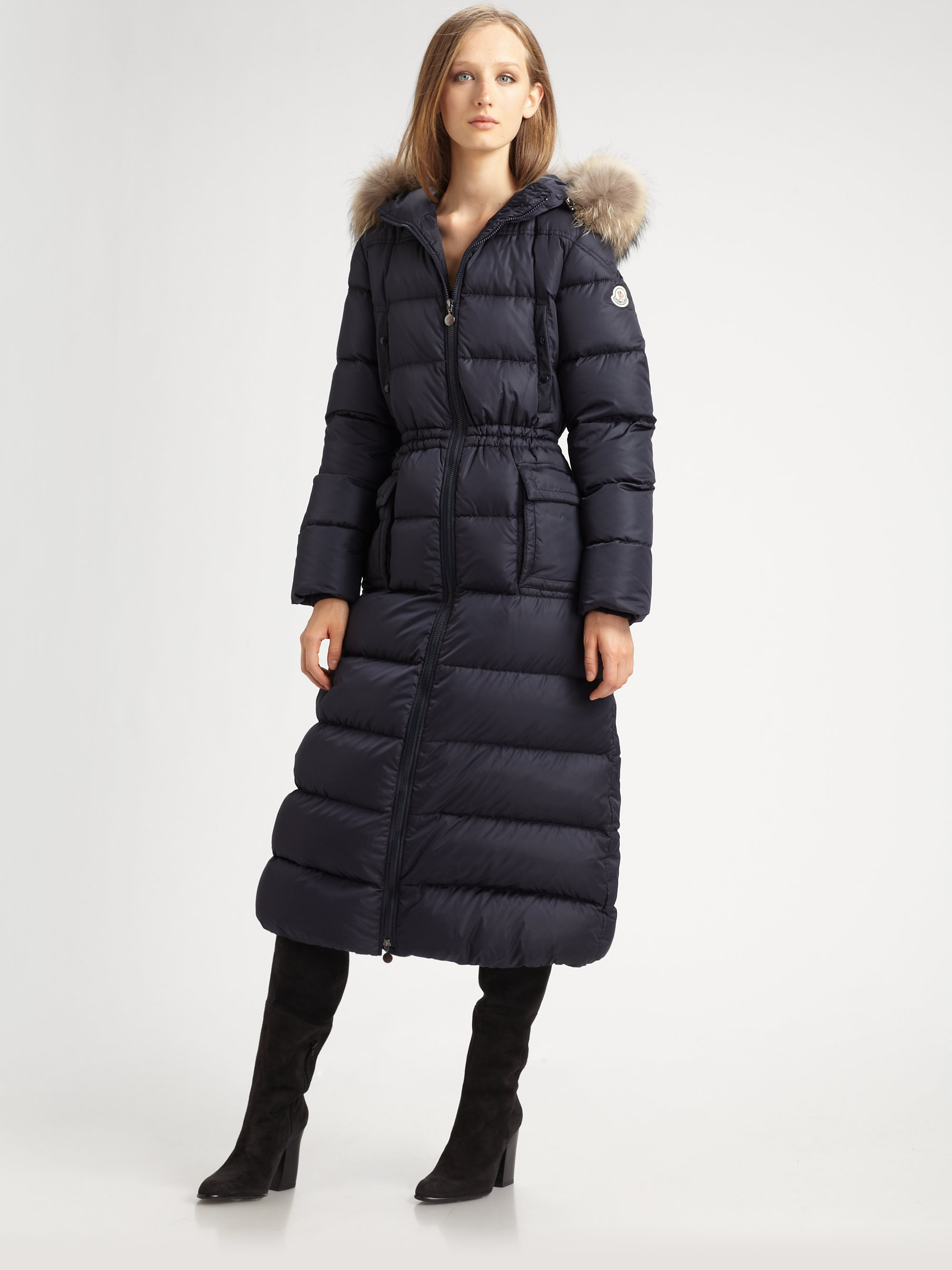 moncler long puffer coat