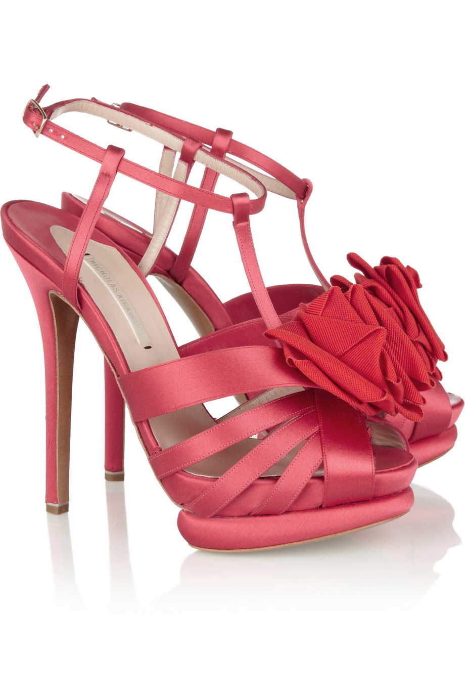 satin sandals flat