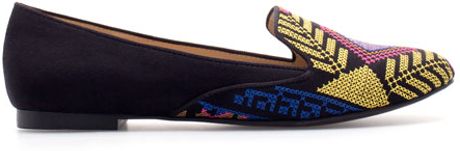 Zara Multicolored Slipper in Multicolor (two-tone) | Lyst