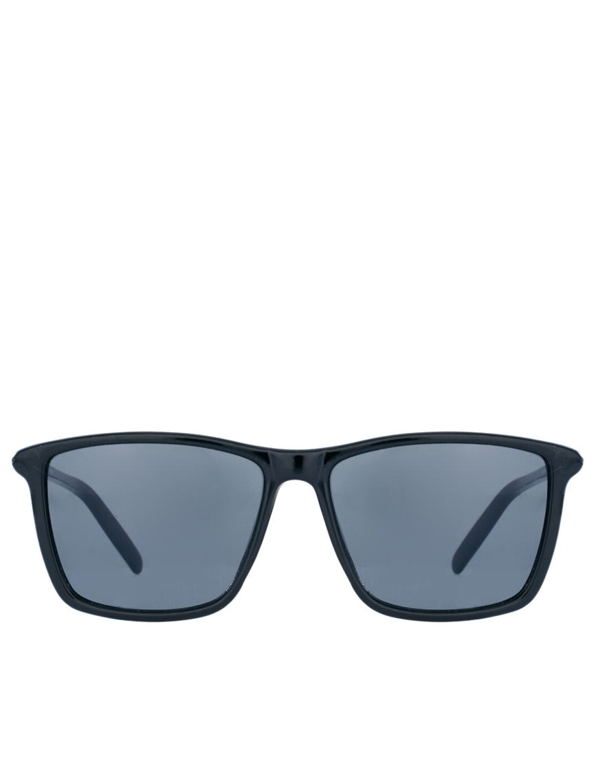 Cheap monday Mars Wayfarer Sunglasses in Black for Men | Lyst