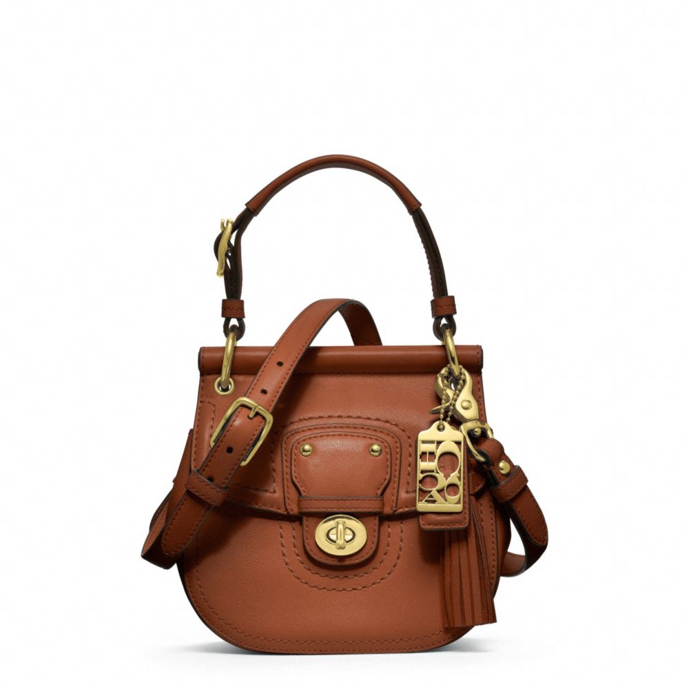 Coach Legacy Leather Mini Willis in Brown | Lyst