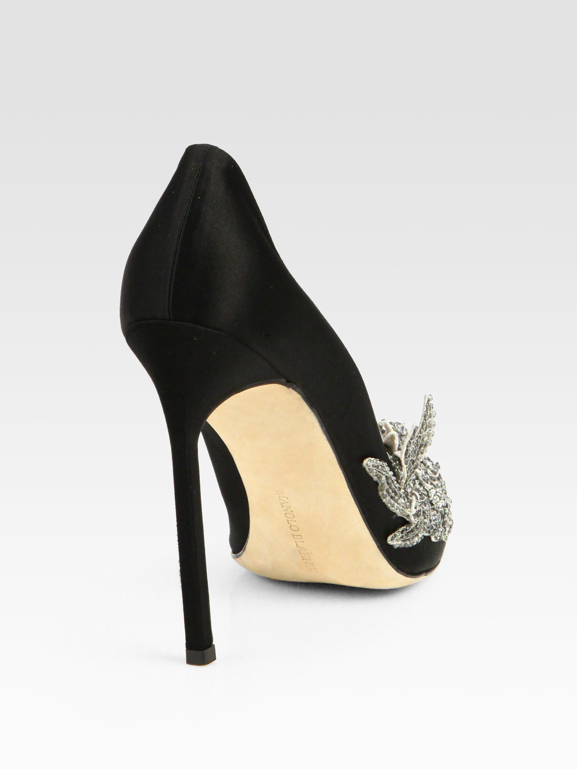 swan shoes manolo blahnik