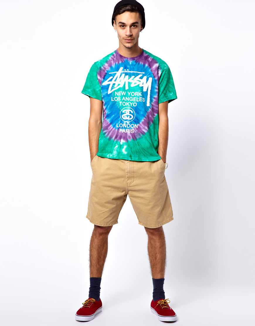 tie dye shirt outfit men