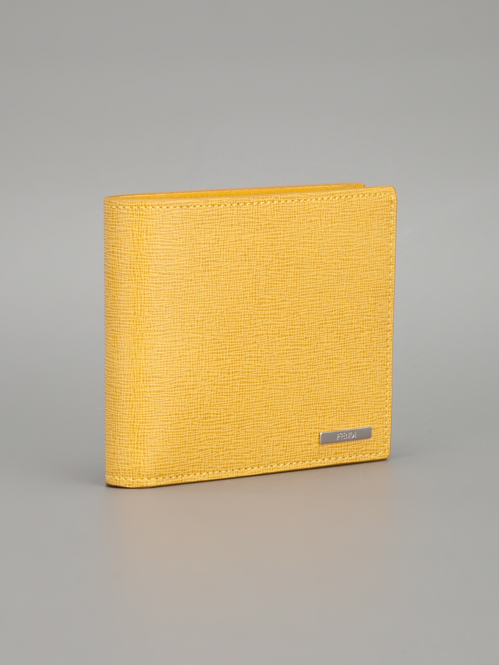 Fendi Billfold Wallet in Yellow for Men Lyst