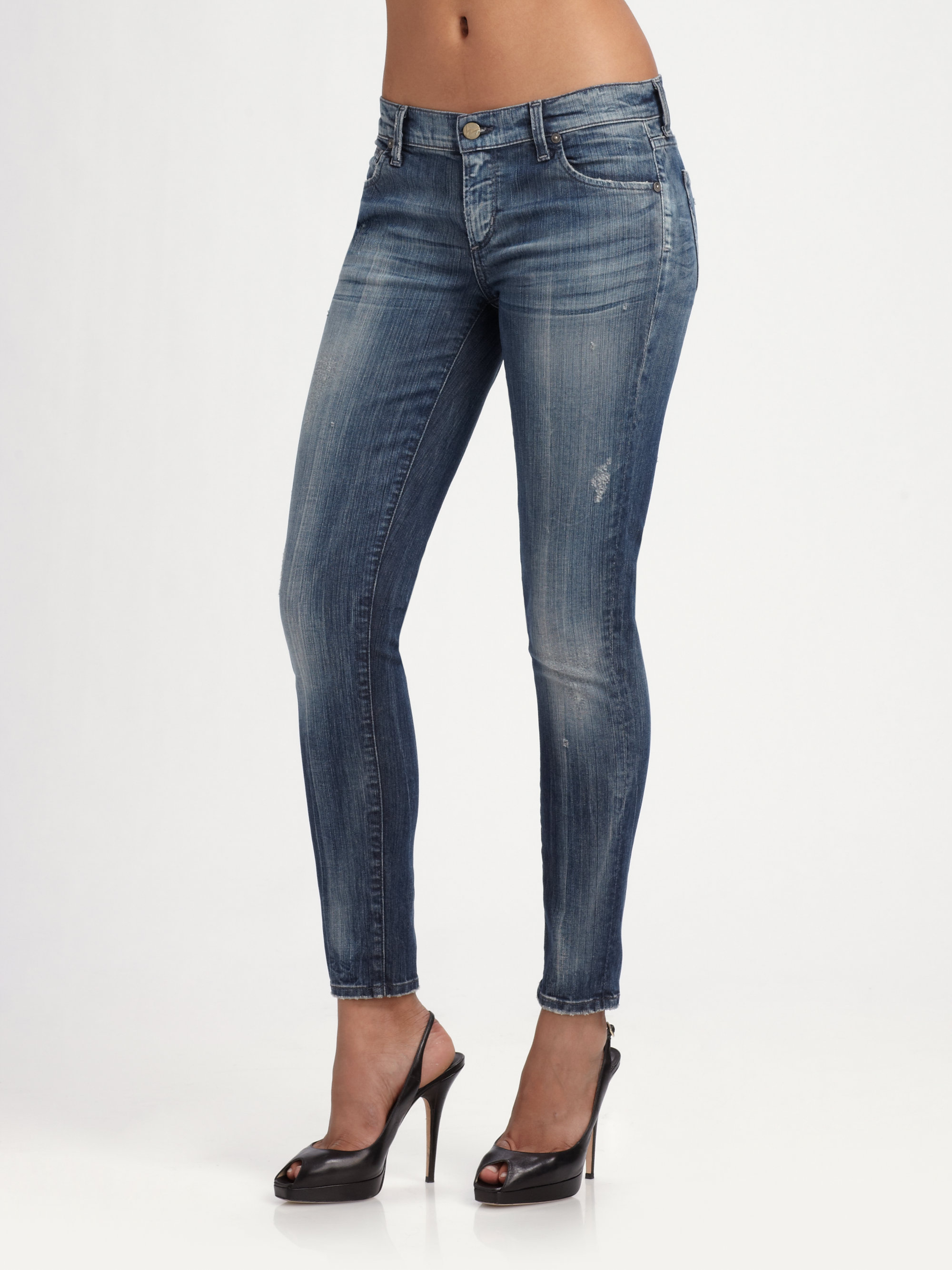 Lyst Citizens Of Humanity Phantom Skinny Jeans In Blue
