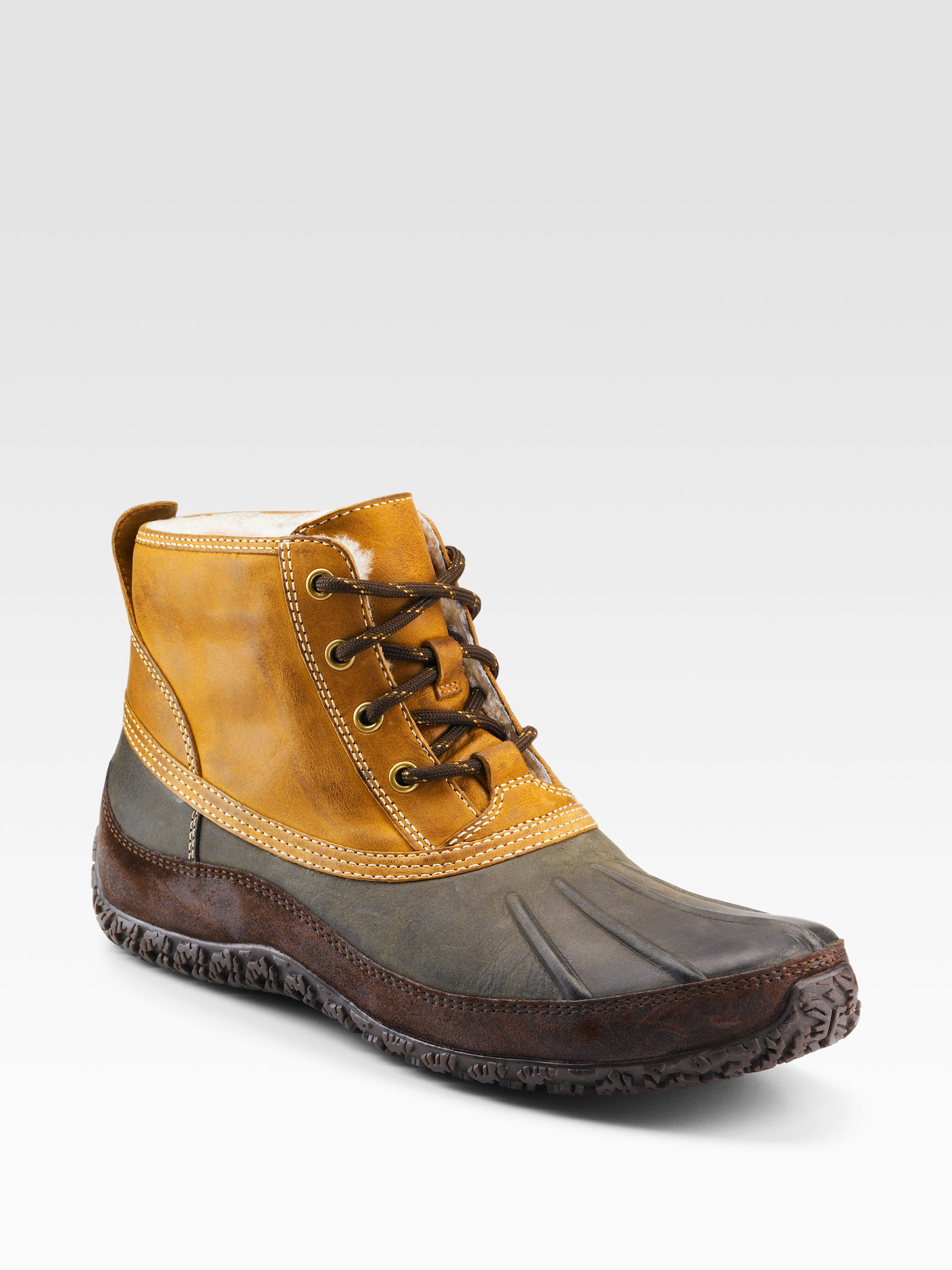 cole haan gray suede boots
