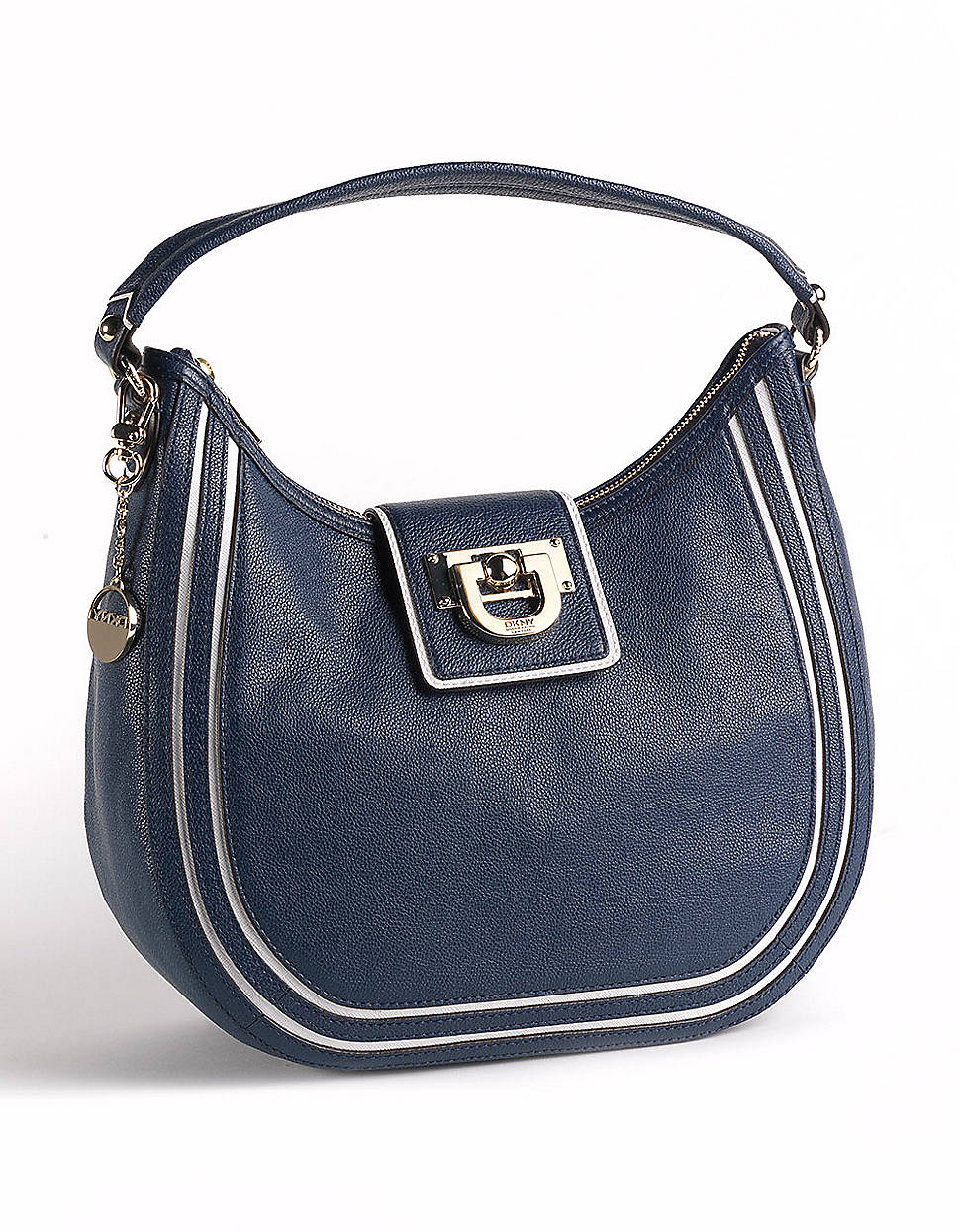DKNY Heritage Vintage Leather Hobo Bag in Blue - Lyst