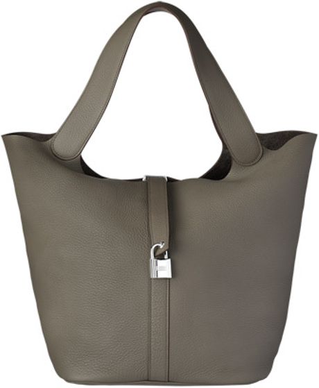 Hermès Picotin Lock in Gray (grey) | Lyst