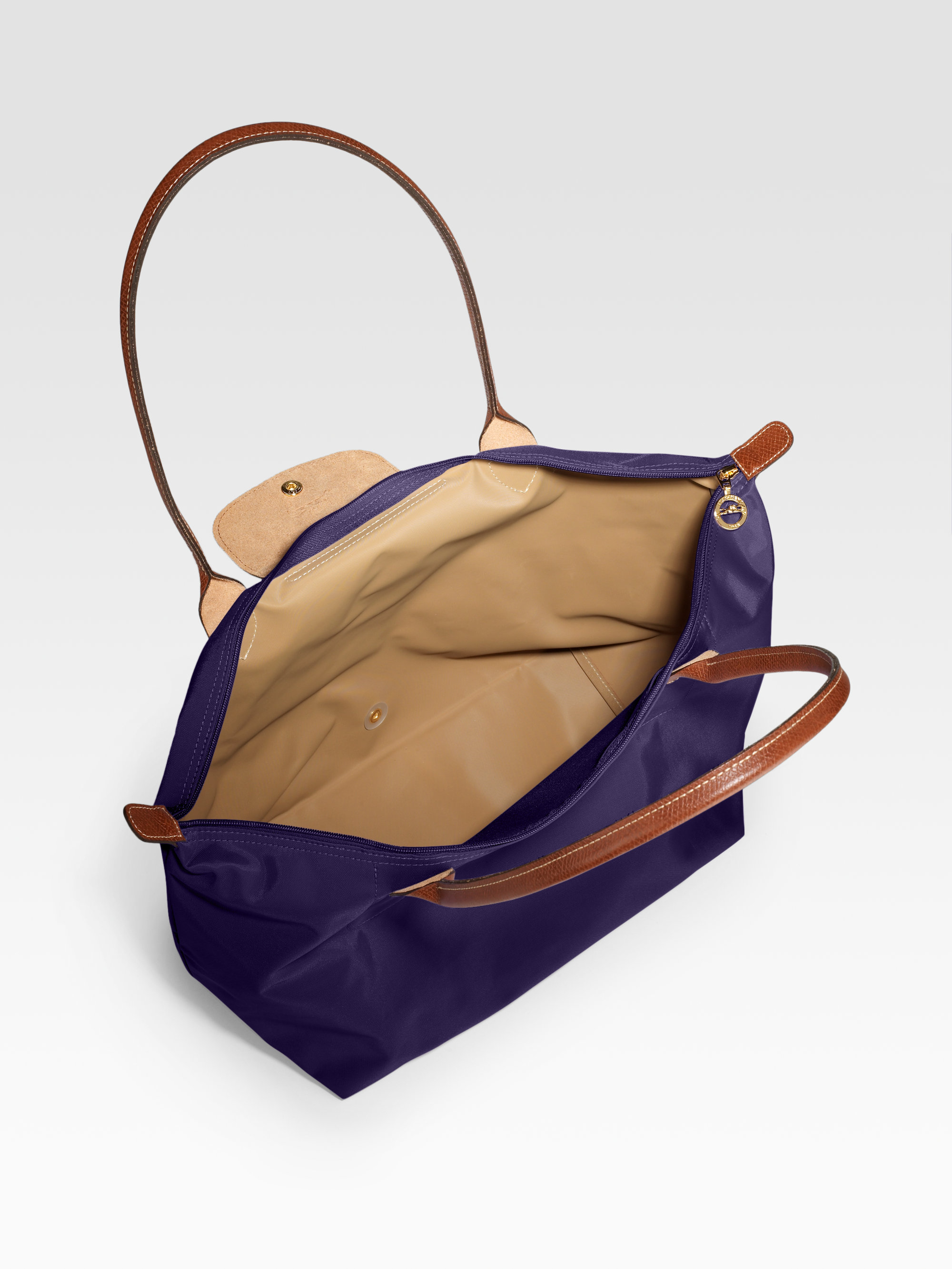 Lyst Longchamp Le Pliage Large Tote Bag In Brown Gallery