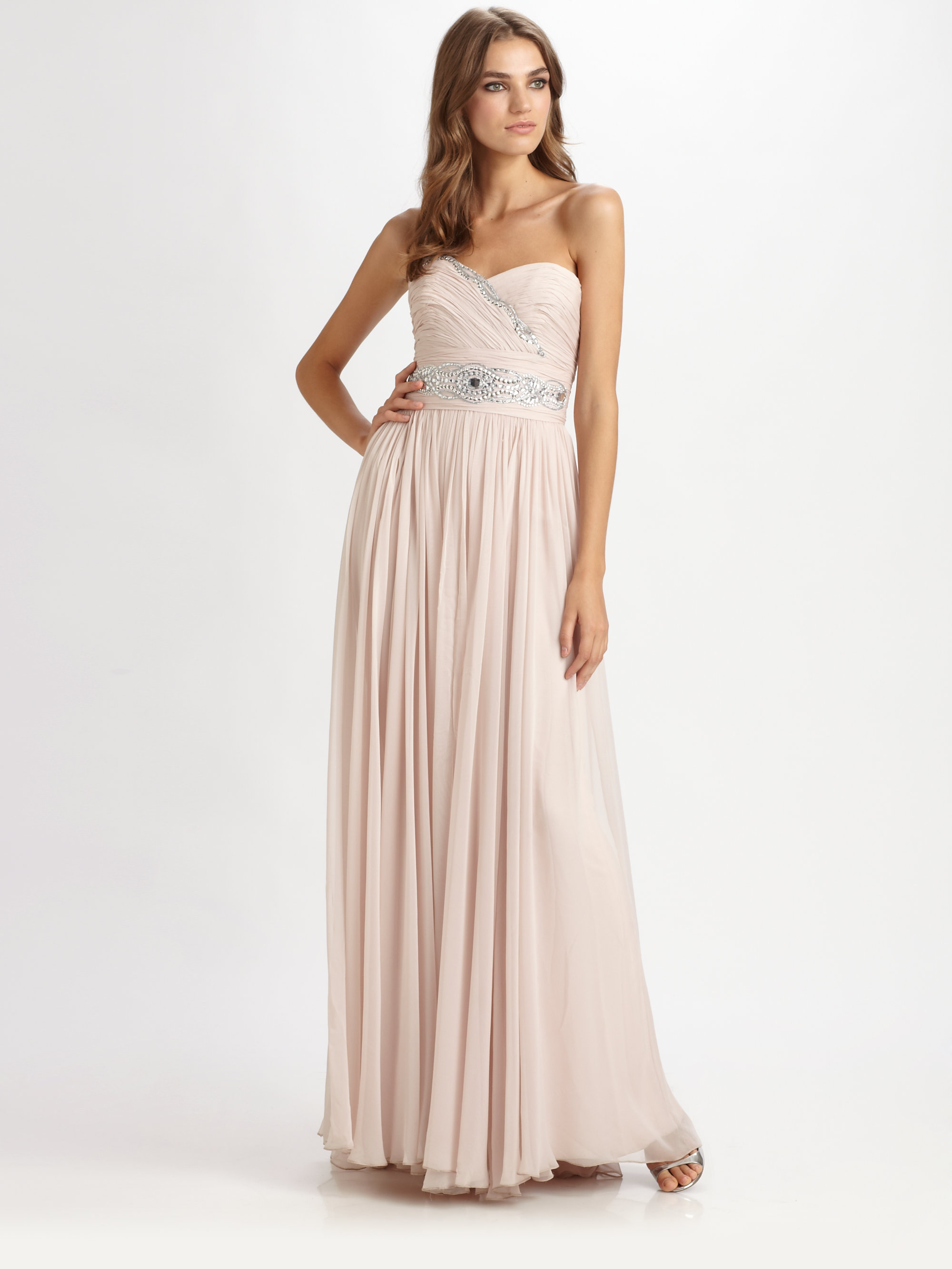 chiffon strapless