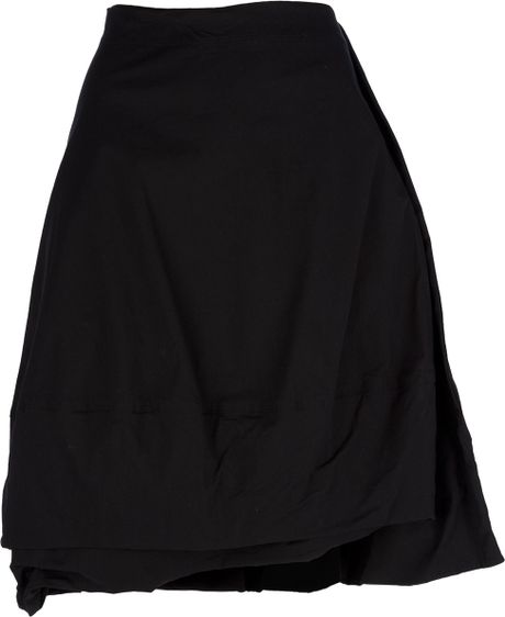 Rundholz Elasticated Balloon Skirt in Black | Lyst