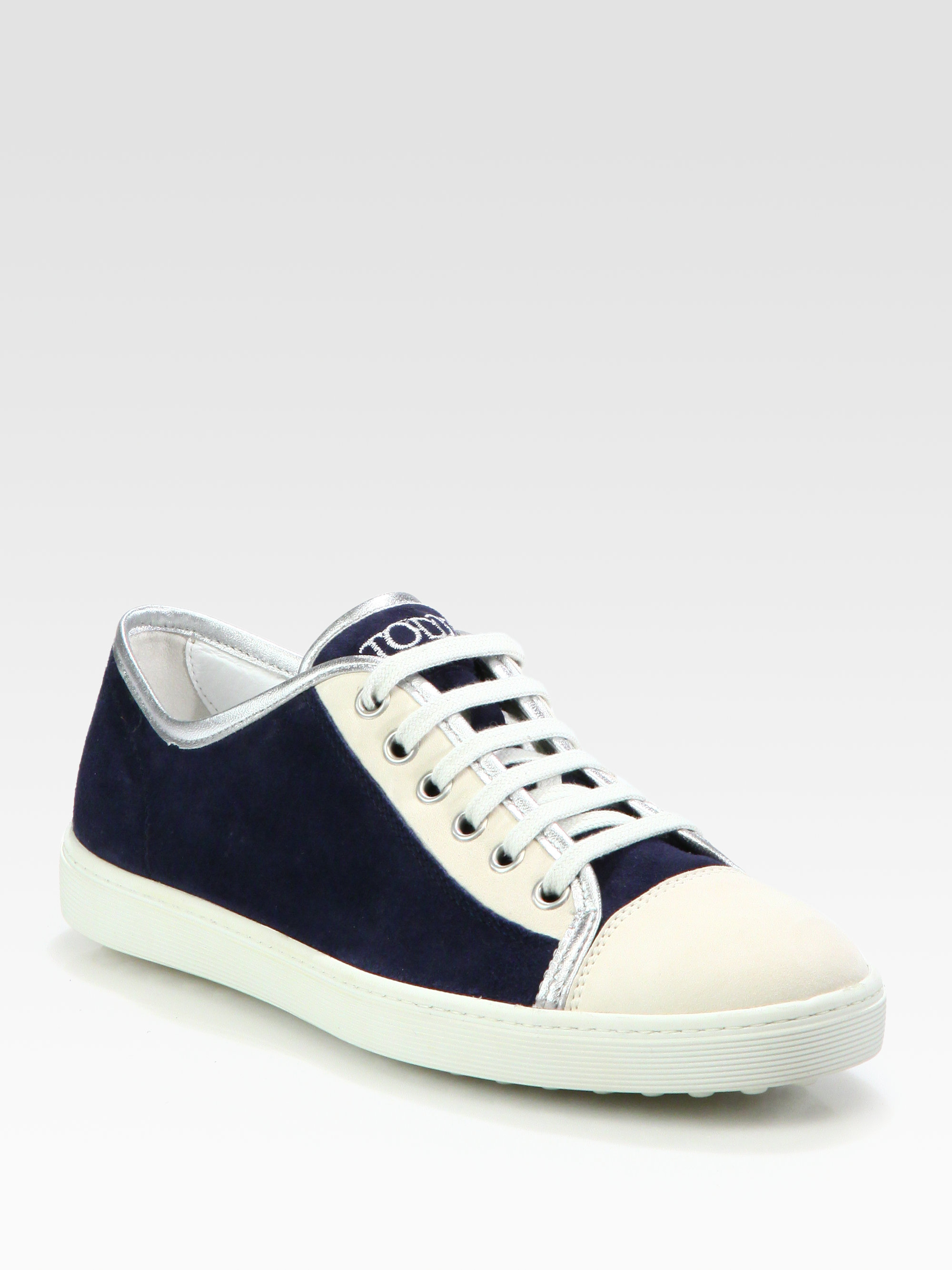 tod's sneakers in leather