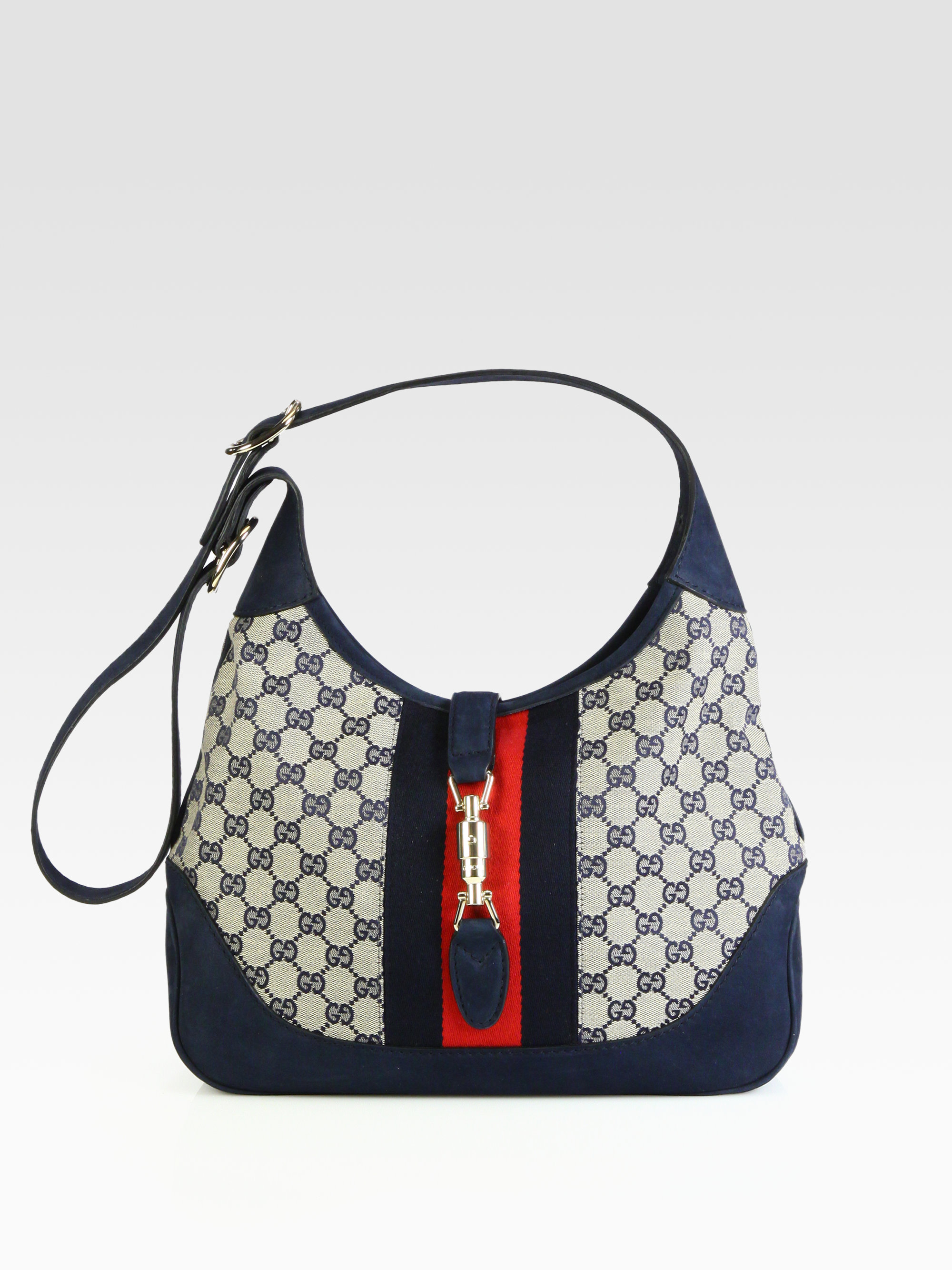 Lyst - Gucci Jackie Original Gg Canvas Shoulder Bag in Gray
