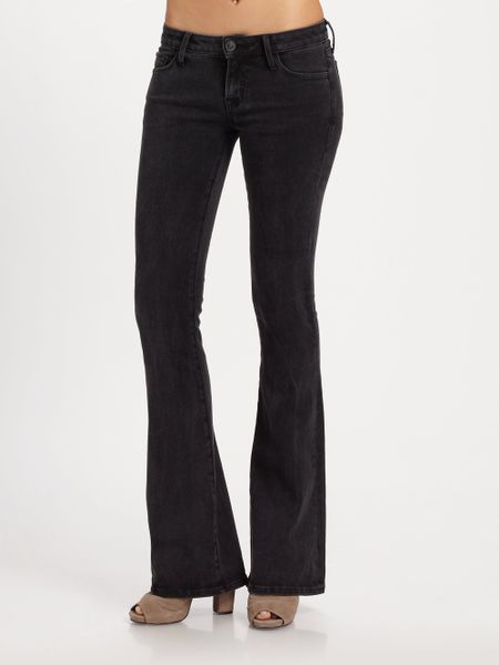 Hudson Mia Flare Jeans in Black (boulevard) | Lyst