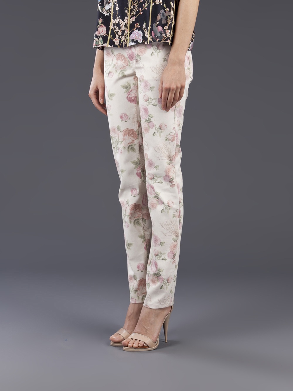 Lyst Thakoon Floral Jeans