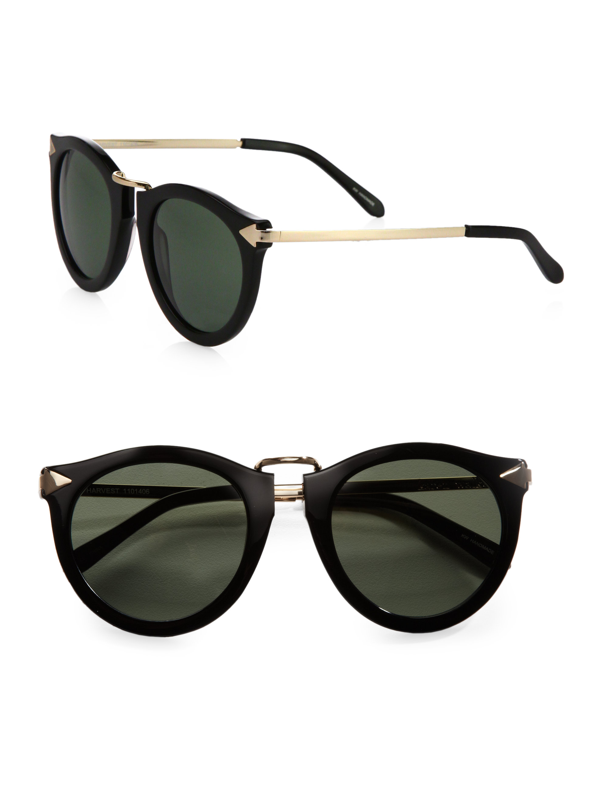 Karen Walker Lentes De Sol Harvest Black Gold Entrega Inm 2 449 00   Karen Walker Black Harvest Sunglasses Product 1 8064660 709351252 