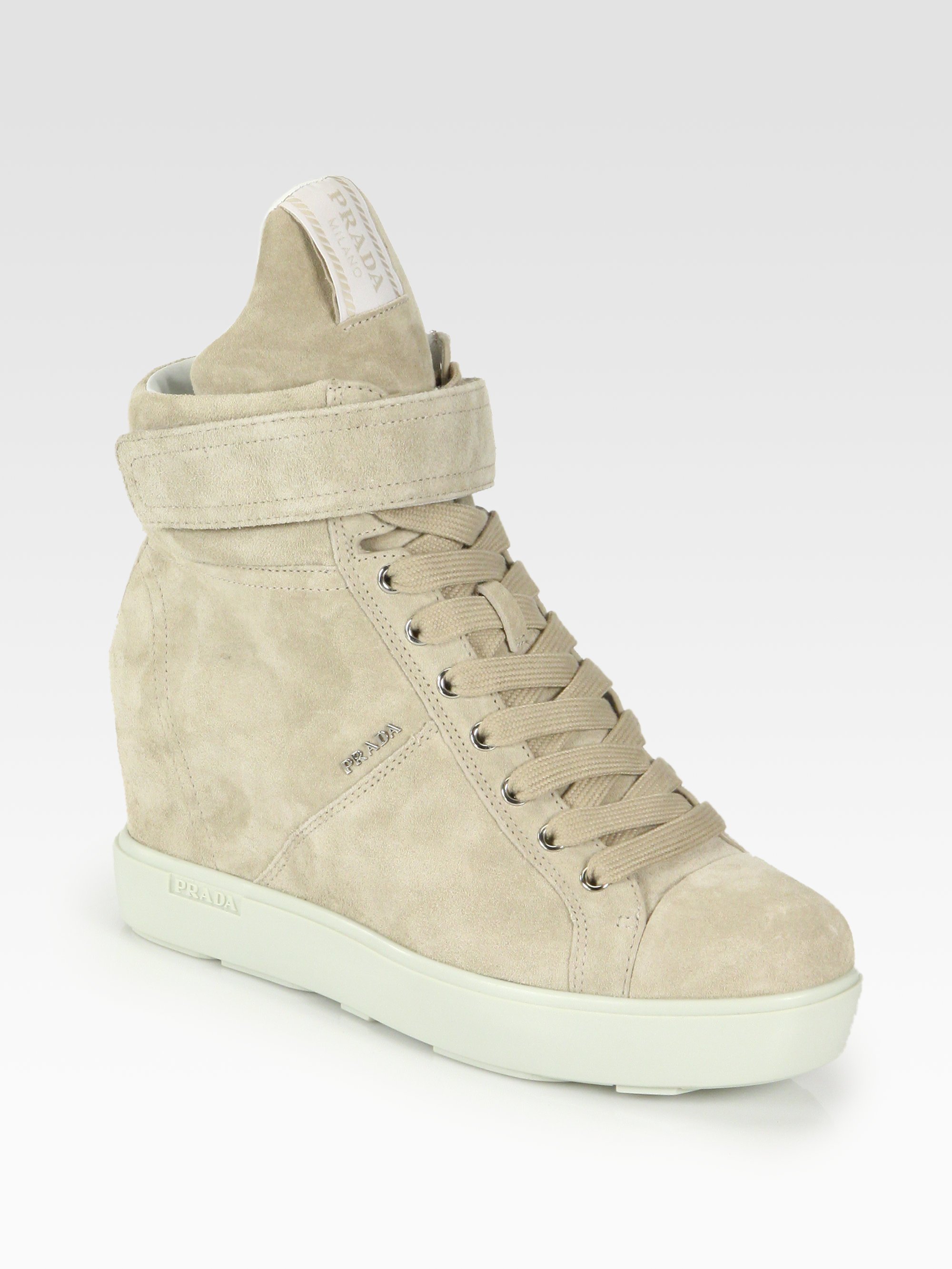 suede sneaker wedge