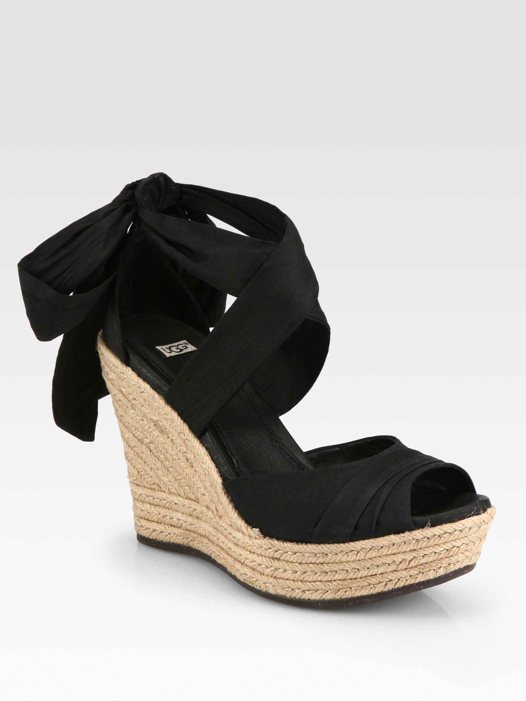 ugg black wedges ugg black wedges