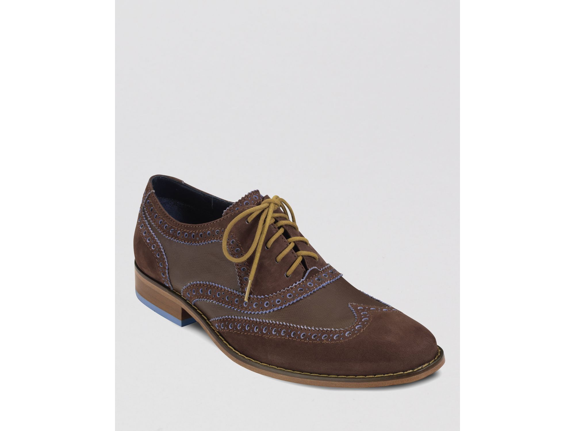 cole haan suede oxfords
