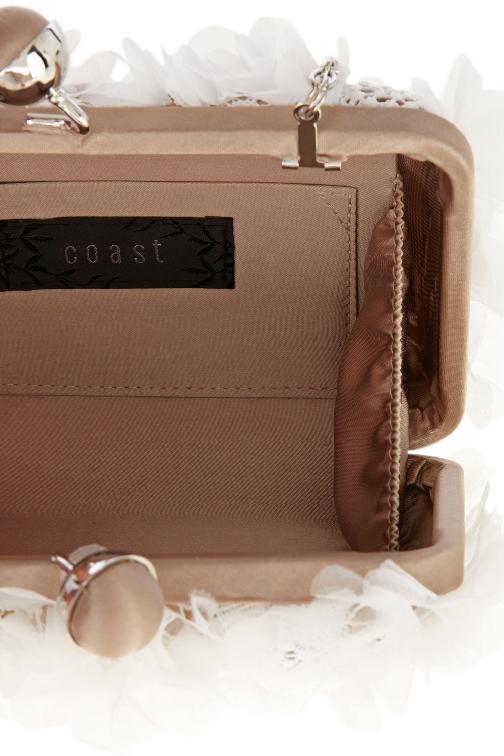 Lyst Coast Desphina Clutch in Metallic